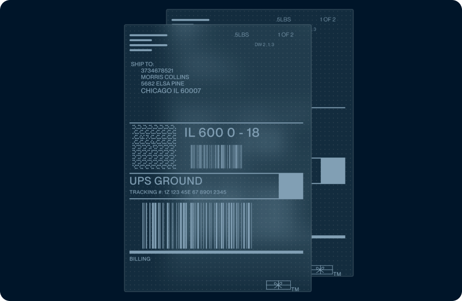 Service methods and labels