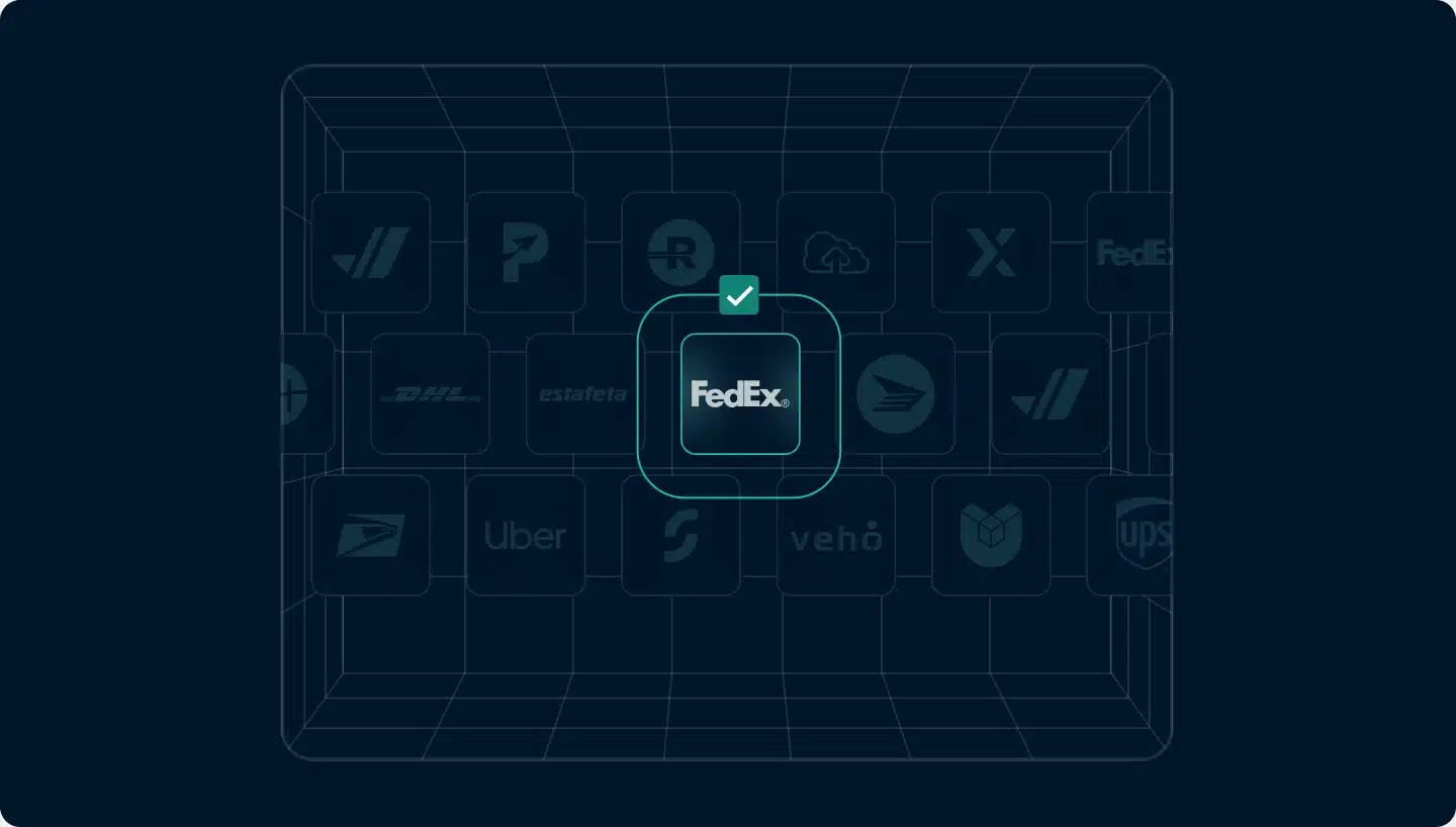 FedEx selected as the lowest-cost carrier from a network of carriers
