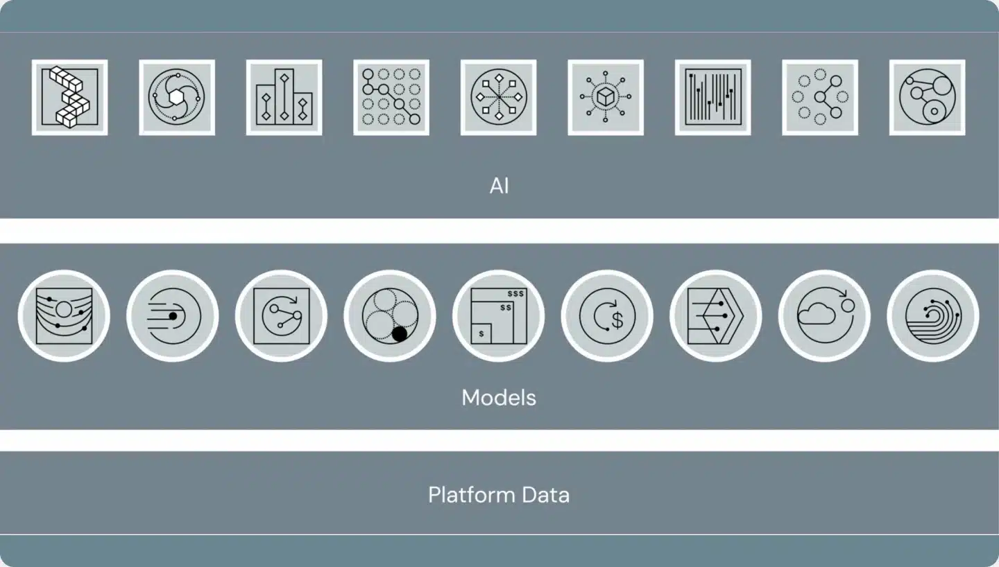 Shared platform data layer feeding Shipium AI models for every team
